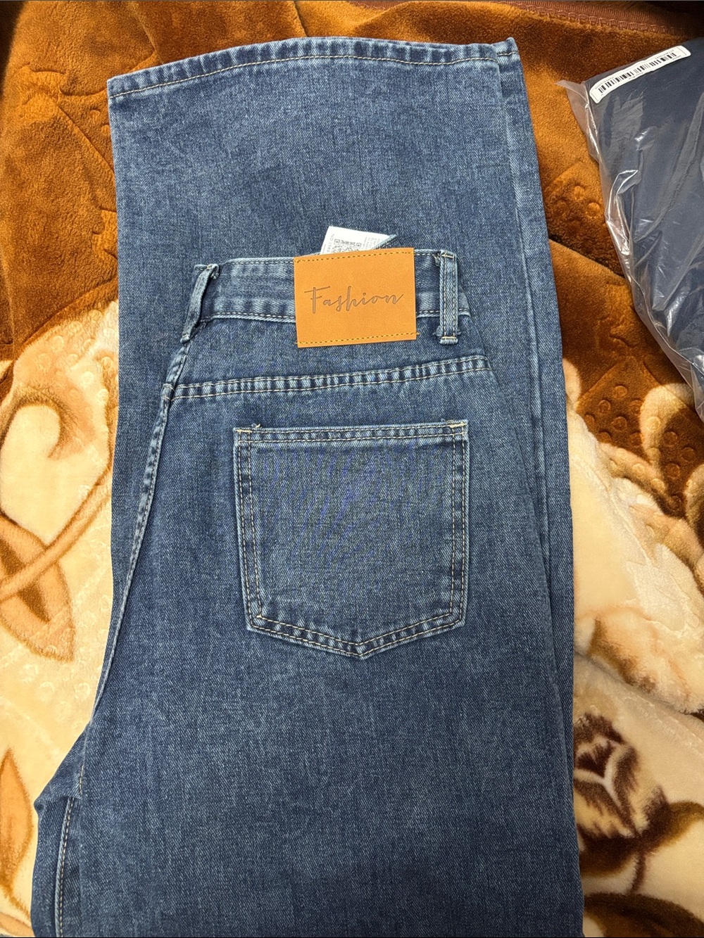 Girl’s Slim Straight Blue Jeans